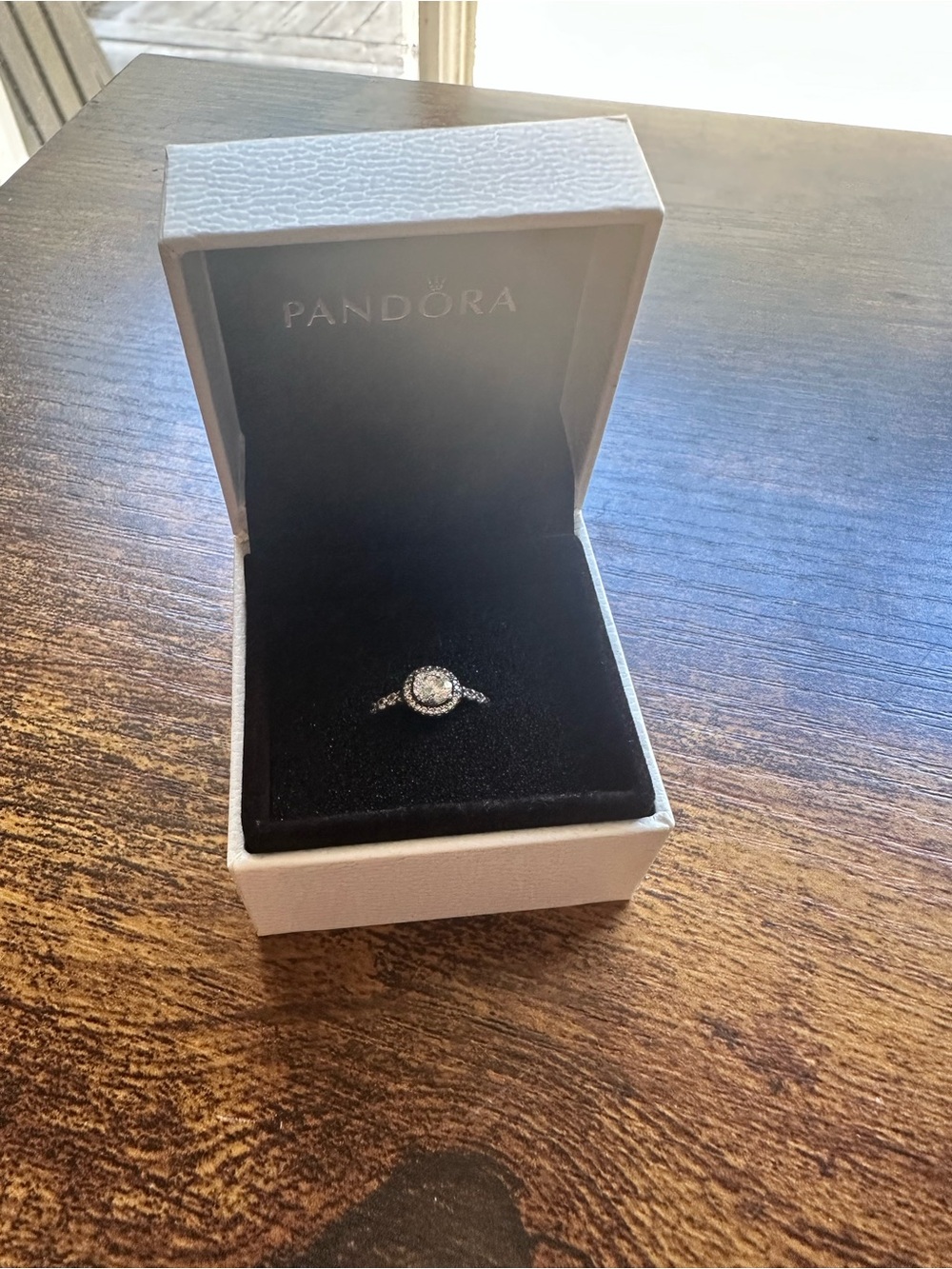 Pandora Silver Halo Ring Size 4.5/48 mm